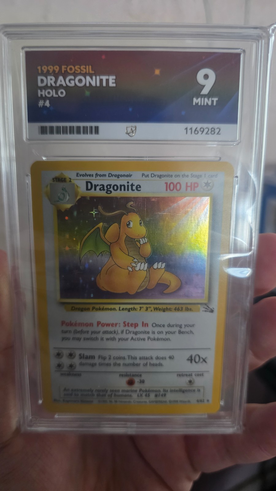 Ace 9 - Dragonite - Fossil - 4/62