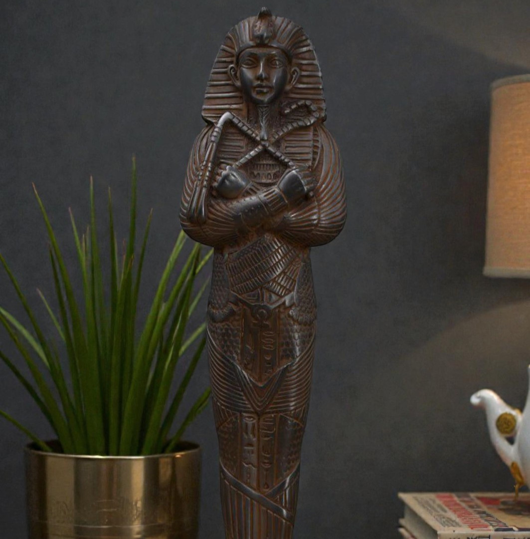 Authentic Pharaonic Black Statue Rare Egyptian Artifacts Of Phataoh Tutankhamun