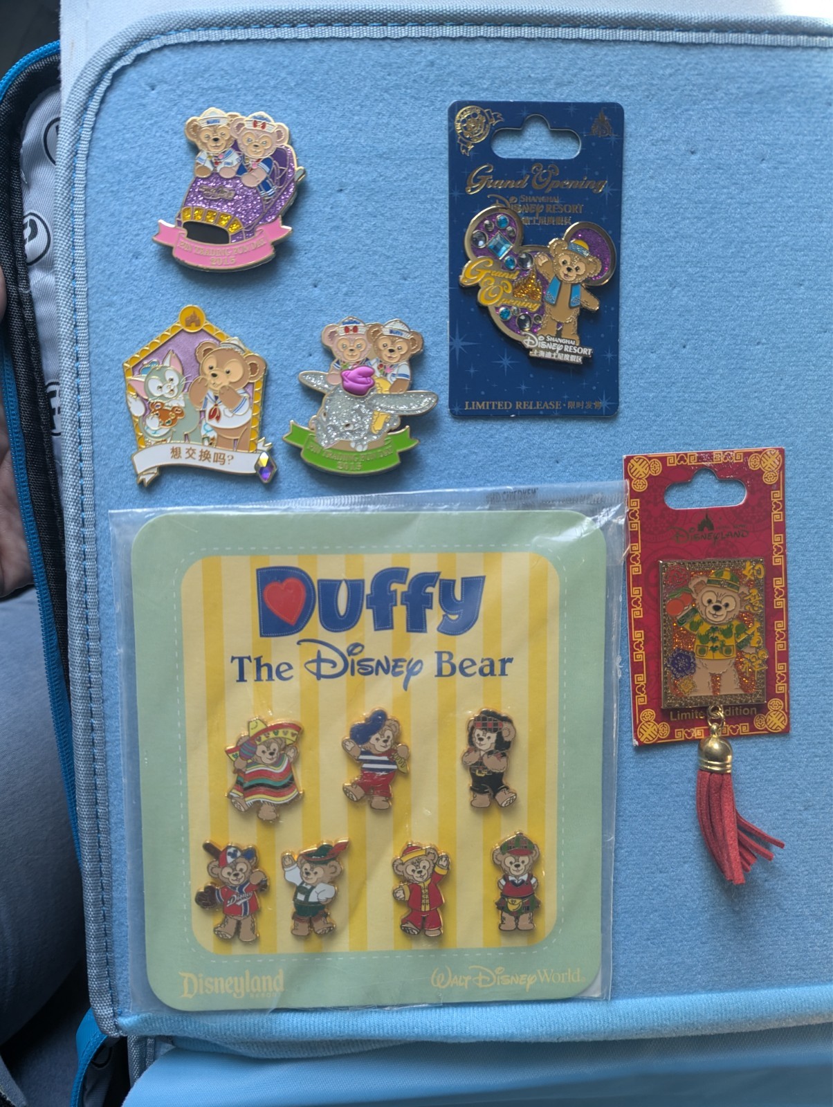 Disney Duffy & Friends Pin Lot- 12 pins total. Authentic pins.