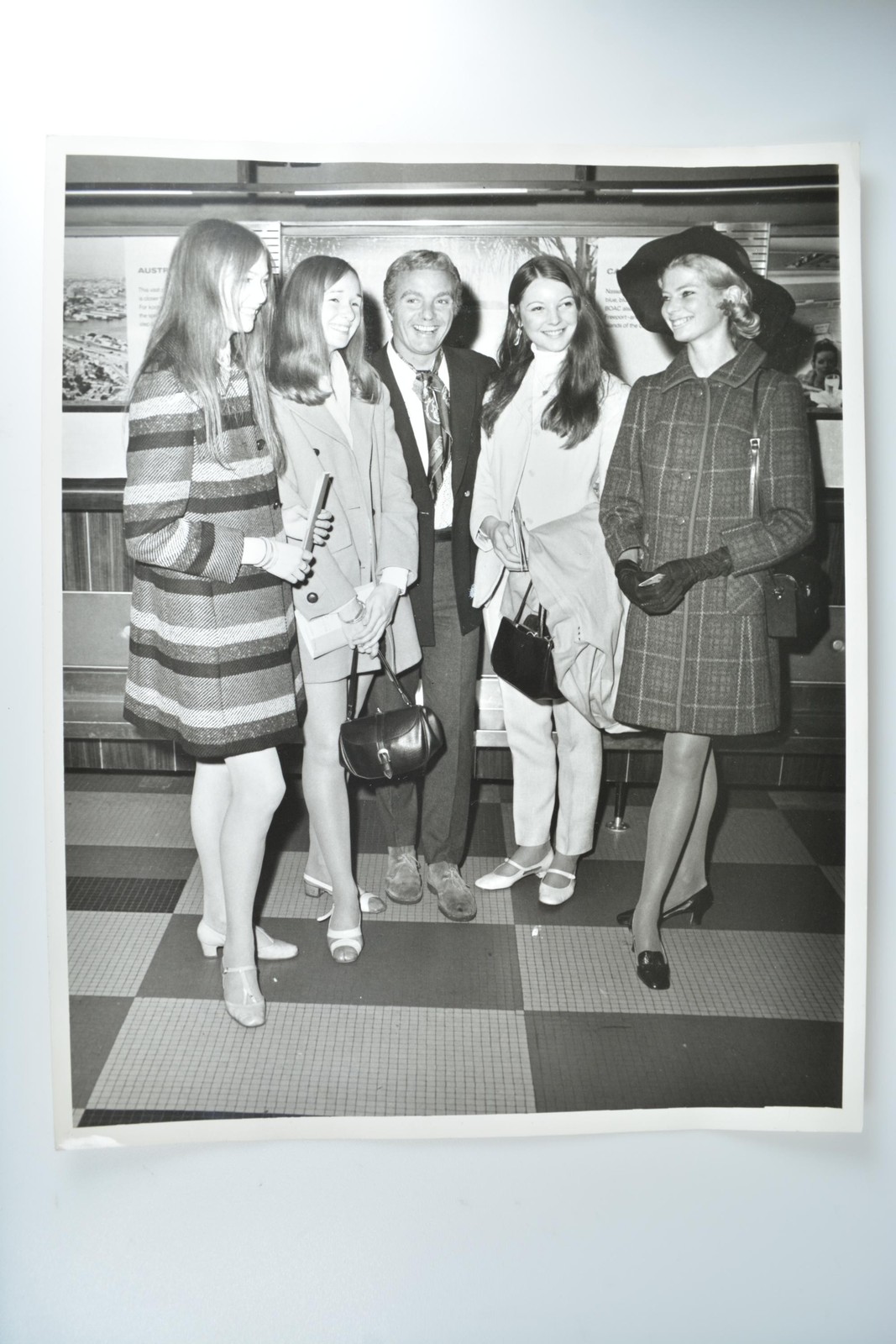 London Festival Ballet Dancers John Gilpin BOAC Air Terminal London c1960s Photo