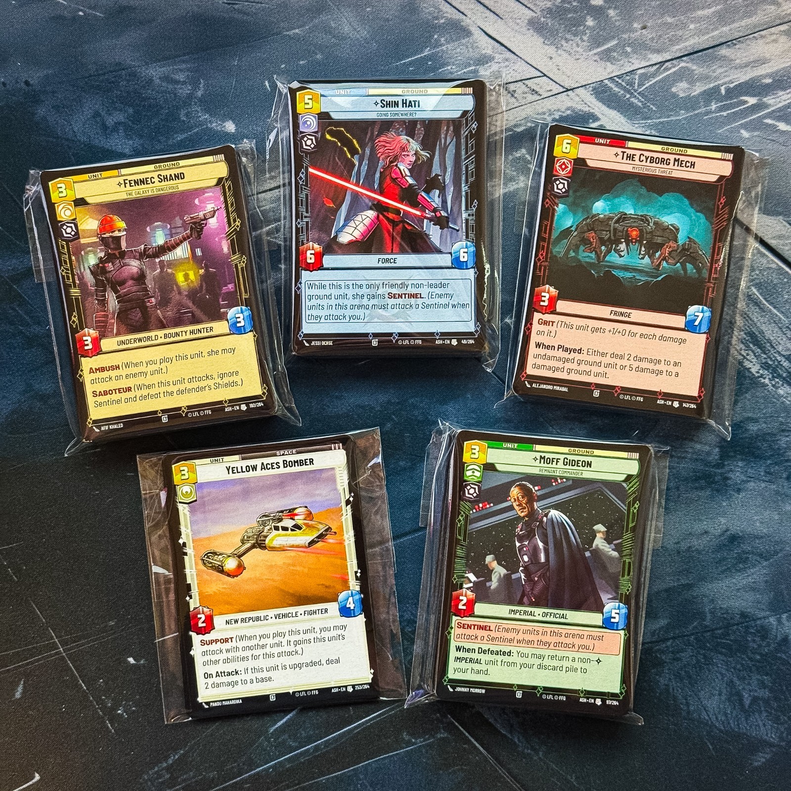 ASH Ashes of the Empire FULL SET Uncommon U PLAYSET Star Wars Unlimited SWU