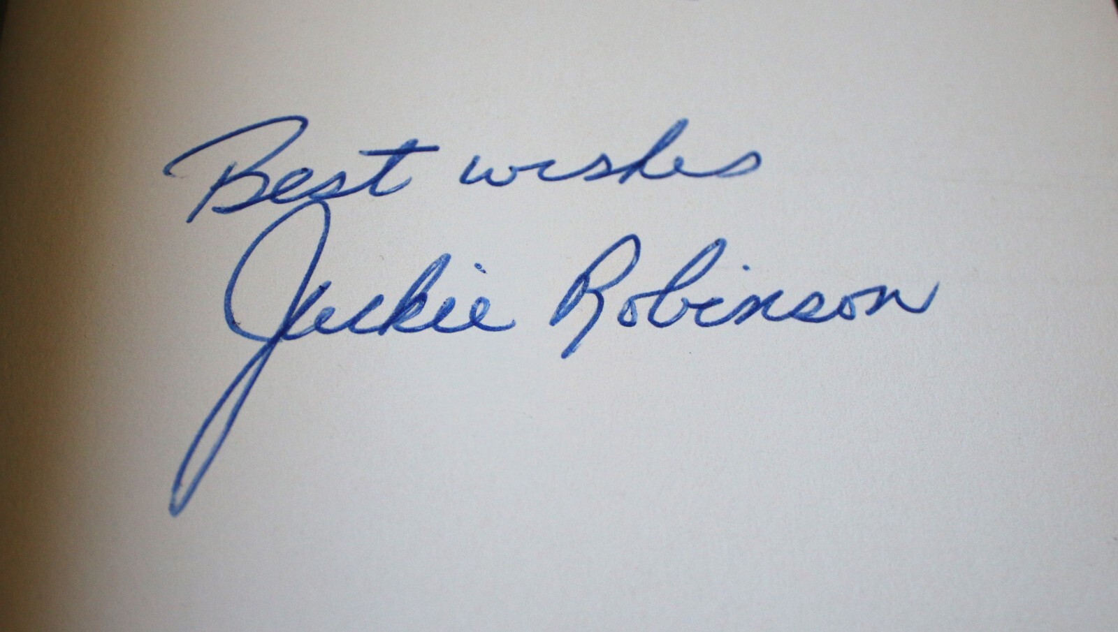 Jackie Robinson ~ Signed Autographed Victory Over Myself Hardcover Book~ JSA LOA