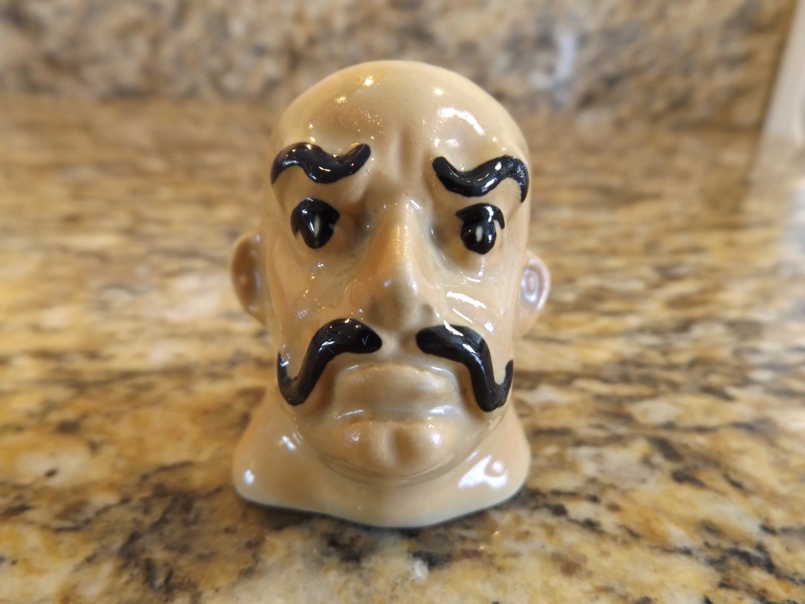 1974 EZRA BROOKS STRONG MAN DECANTER WEIGHT LIFTER HEAD ONLY 1974 EZRA BROOKS STRONG MAN DECANTER WEIGHT LIFTER HEAD ONLY