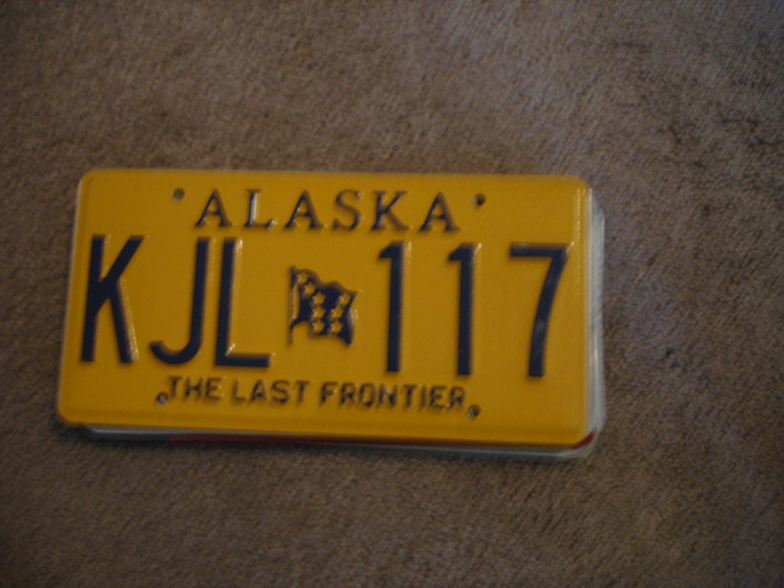 ALASKA  LAST FRONTIER     #    LICENSE PLATE BUY ALL STATES HERE 