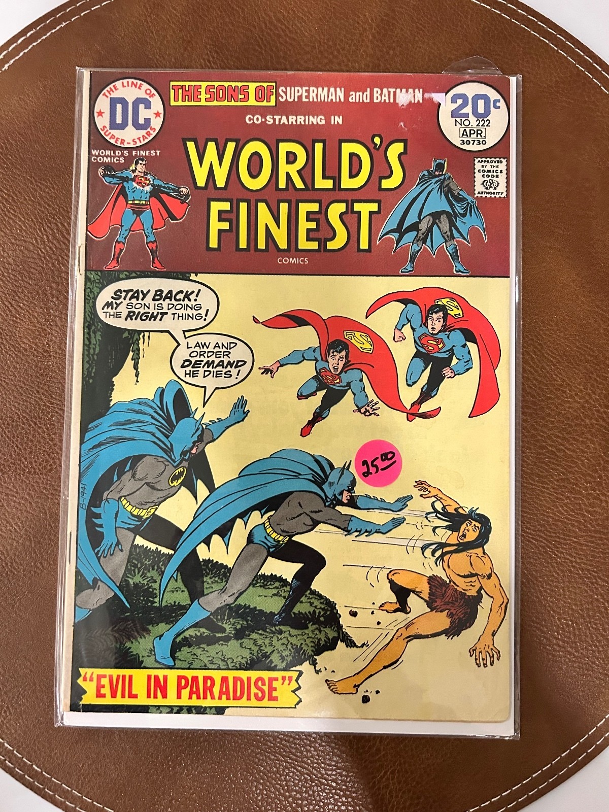 World's Finest Comics No. 222 April 1976 - Classic Superman and Batman Comic