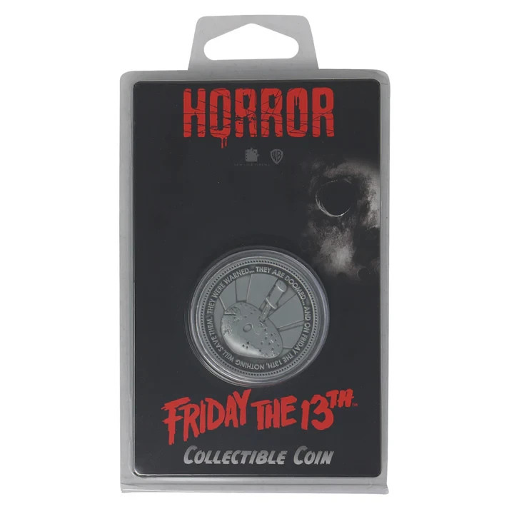 Friday the 13th Jason Limited Edition Collectible Coin Official Metal Badge Friday the 13th Jason Limited Edition Collectible Coin Official Metal Badge