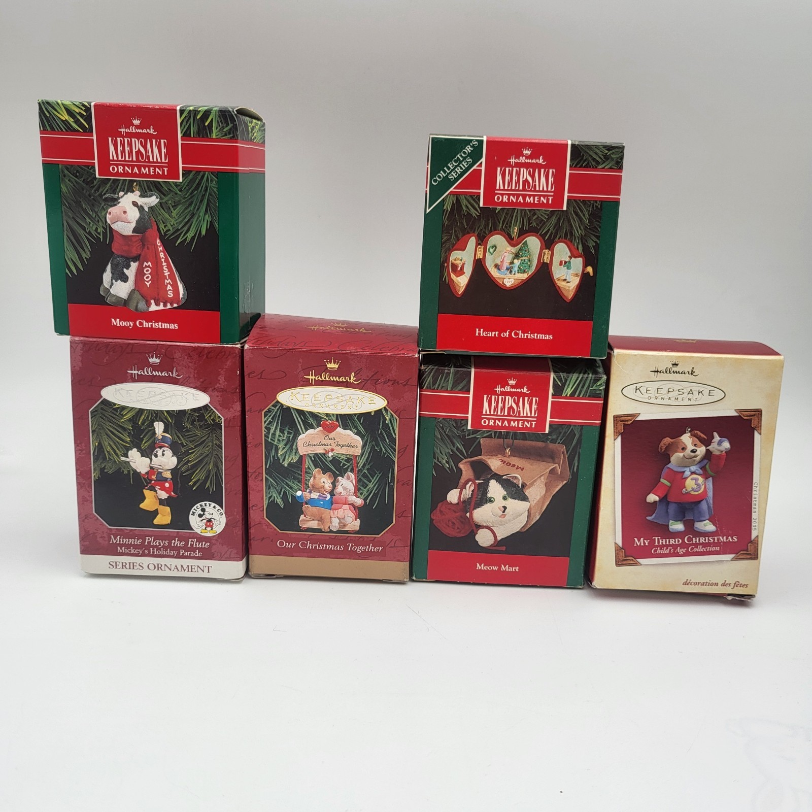 Lots of 6 Hallmark Keepsake Christmas Ornament ~New Lots of 6 Hallmark Keepsake Christmas Ornament ~New