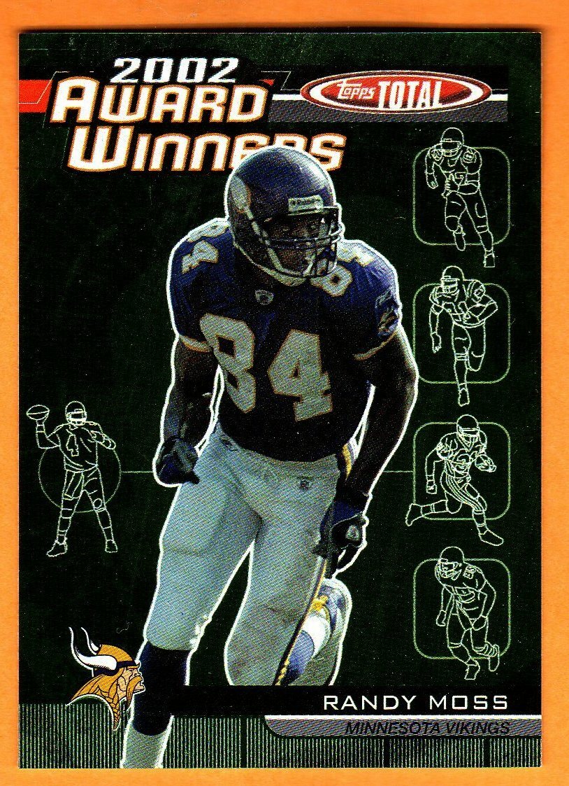 RANDY MOSS(MINNESOTA VIKINGS)2003-TOPPS TOTAL AWARD WINNERS/FOOTBALL CARD