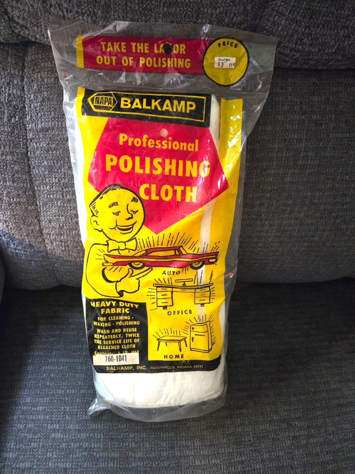 NAPA BALKAMP VINTAGE PRO POLISHING CLOTH 1959 DODGE/DESOTO