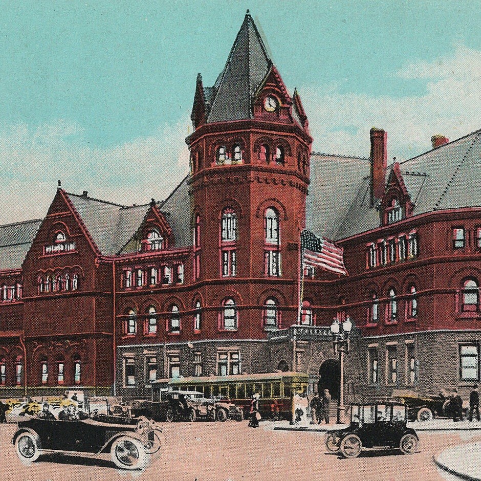 Buffalo NY Public Library Postcard Lafayette Square Cyrus Eidlitz Erie 716 VTG Buffalo NY Public Library Postcard Lafayette Square Cyrus Eidlitz Erie 716 VTG