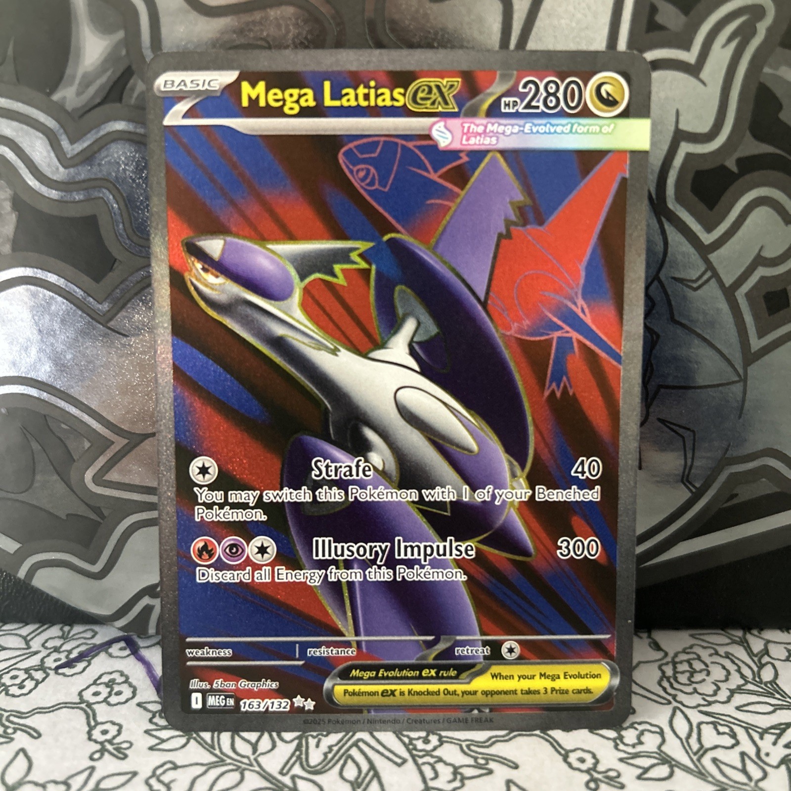 Mega Latias ex 163/132 Mega Evolution Ultra Rare Pokémon Card NM