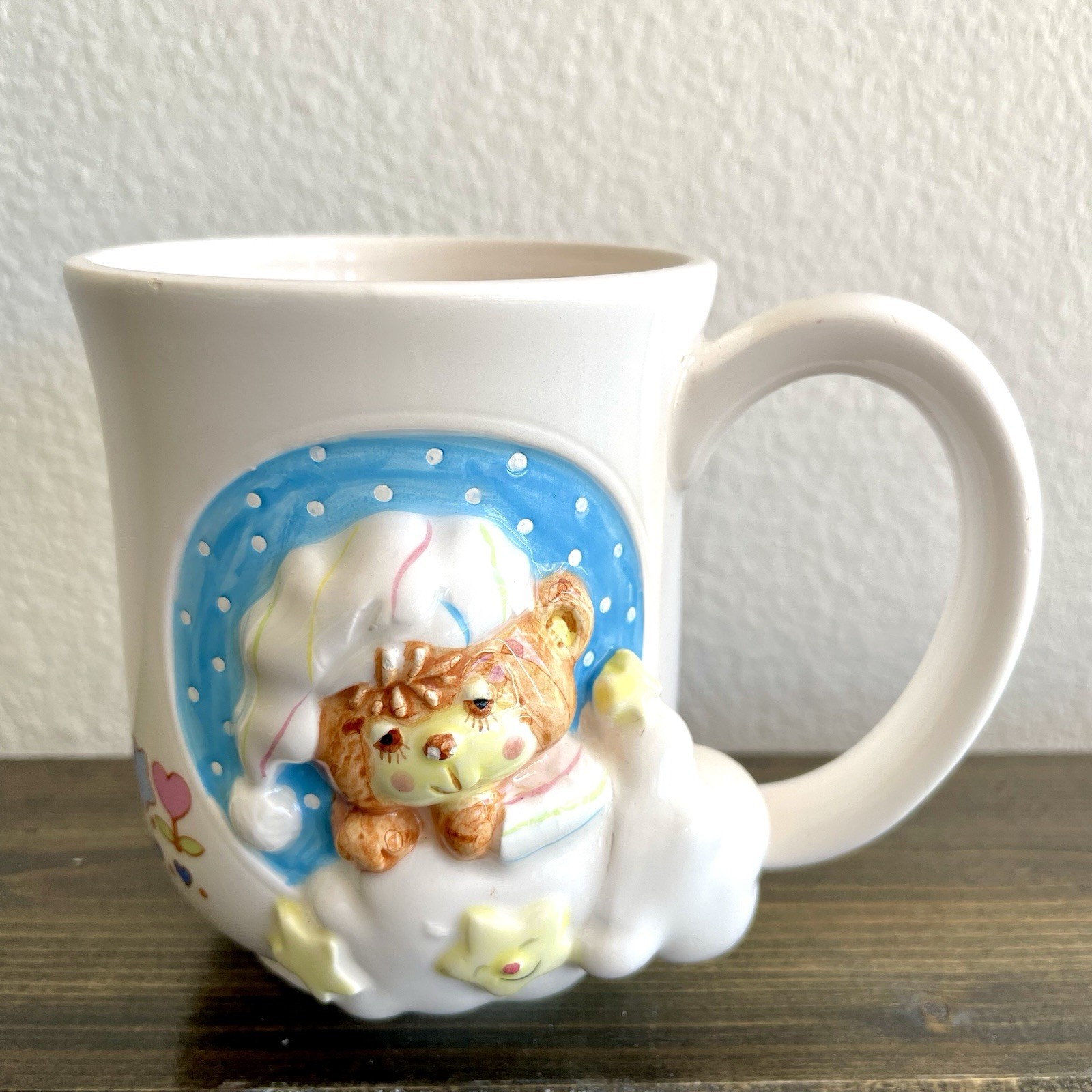 Vintage 3D Teddy Beddy Bear Mug Coffee Tea Hot Chocolate RARE