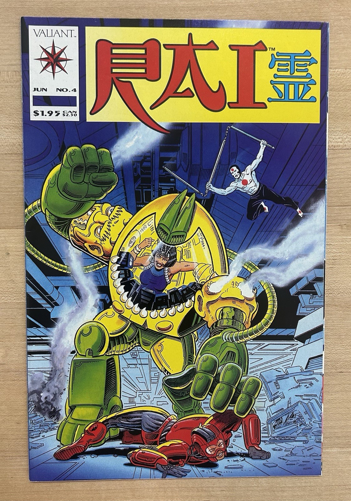 RAI # 4 Valiant Comic Book 1992, Low Print Run
