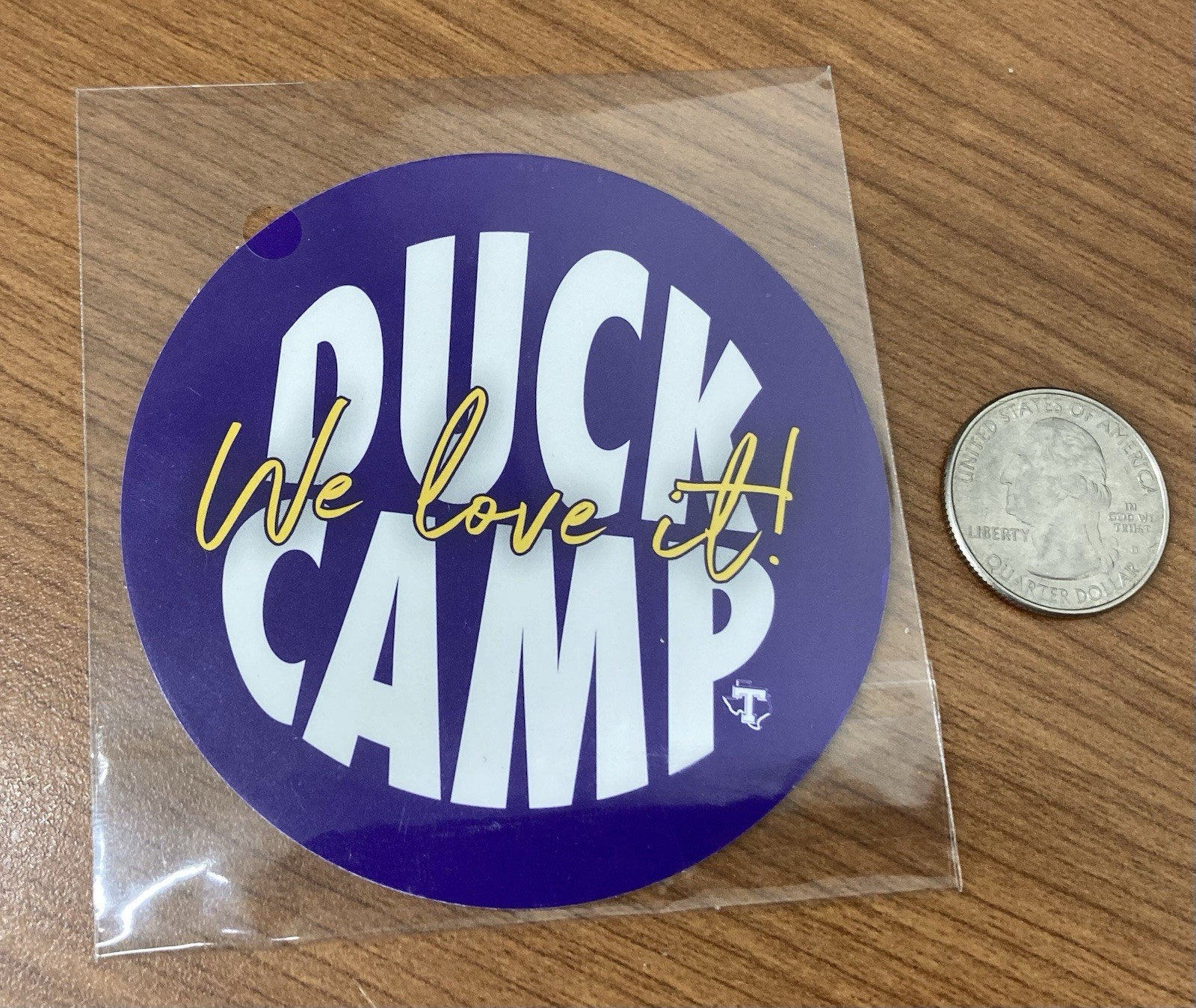 Tarleton State University STICKER - Duck Camp We Love It - Stephenville Texas
