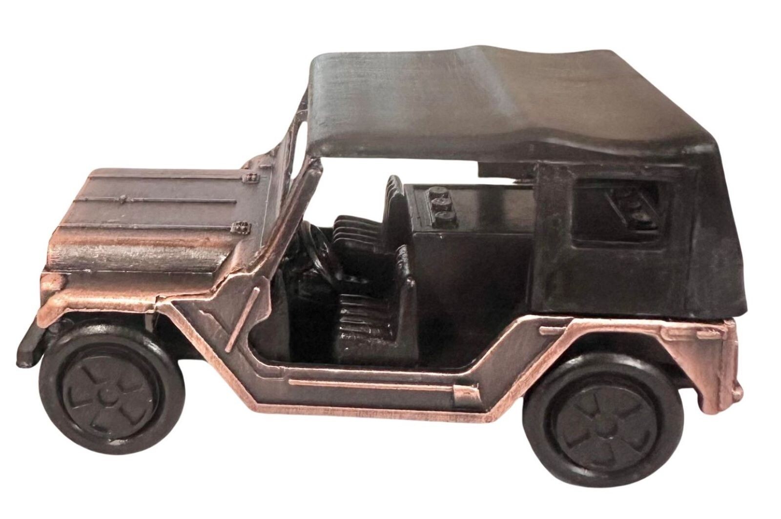 Vintage Jeep Die Cast Metal Collectible Pencil Sharpener