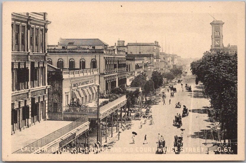 Vintage 1910s CALCUTTA (Kolkata) INDIA Postcard \