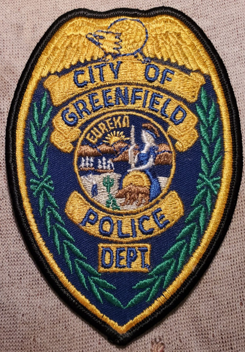 CA City of Greenfield California Police Shoulder Patch
