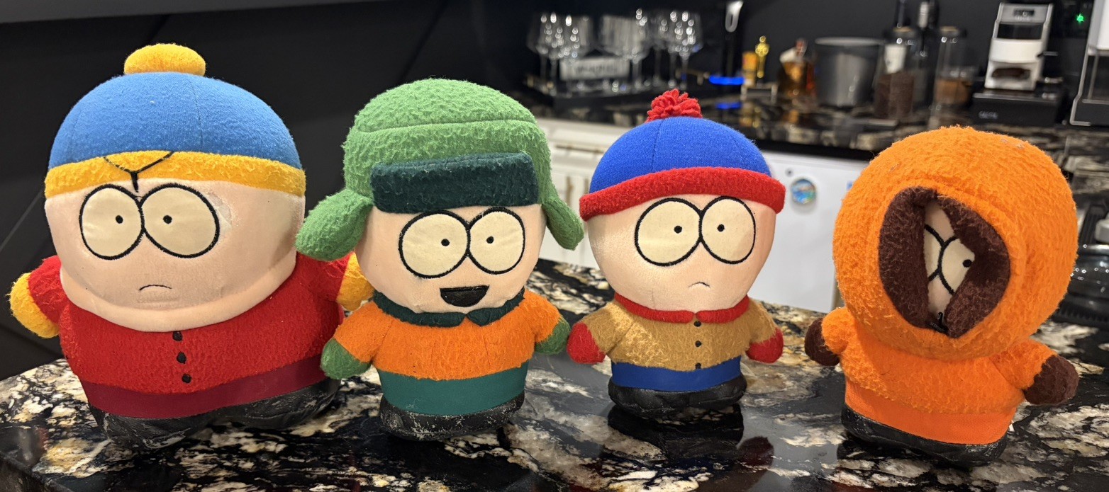 Vintage 1998 South Park Plush Set 