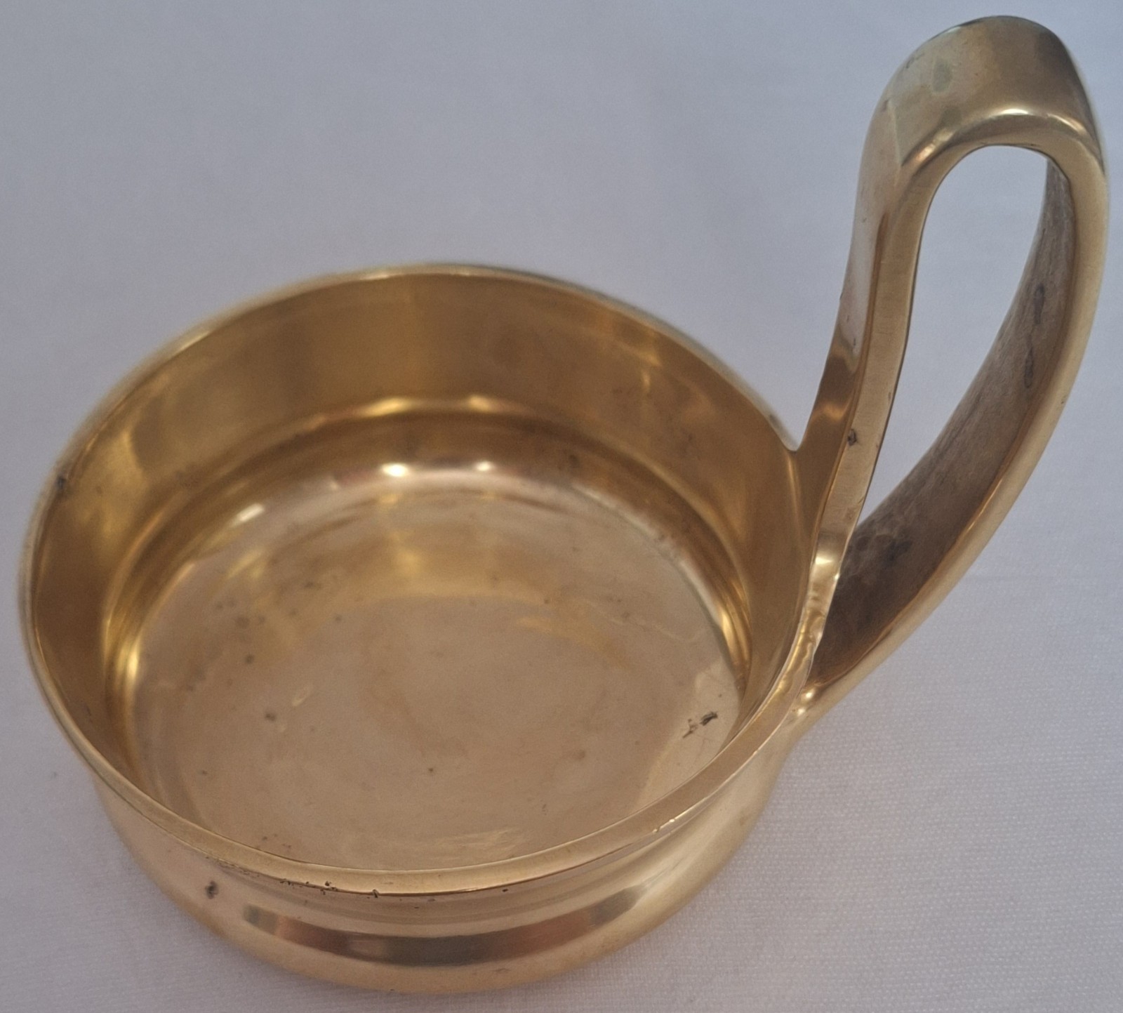 1970 Esa Fedrigolli Brass Bowl Italian Modern Sculptural Vintage Middle Century