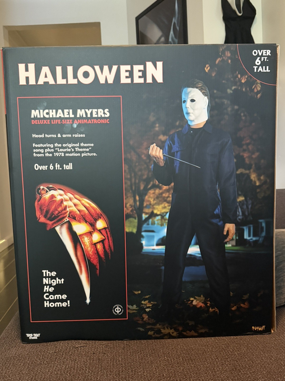 Spirit Halloween 6 Ft 6 In Michael Myers Animatronic Halloween Prop 2026