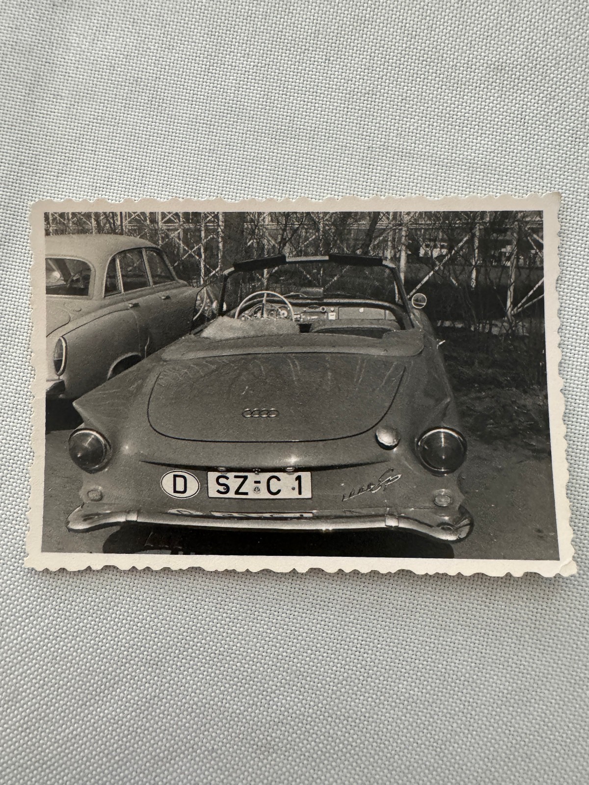 Vintage DKW Auto Union 1000 Sp Roadster Car Photo Photograph Snapshot Audi