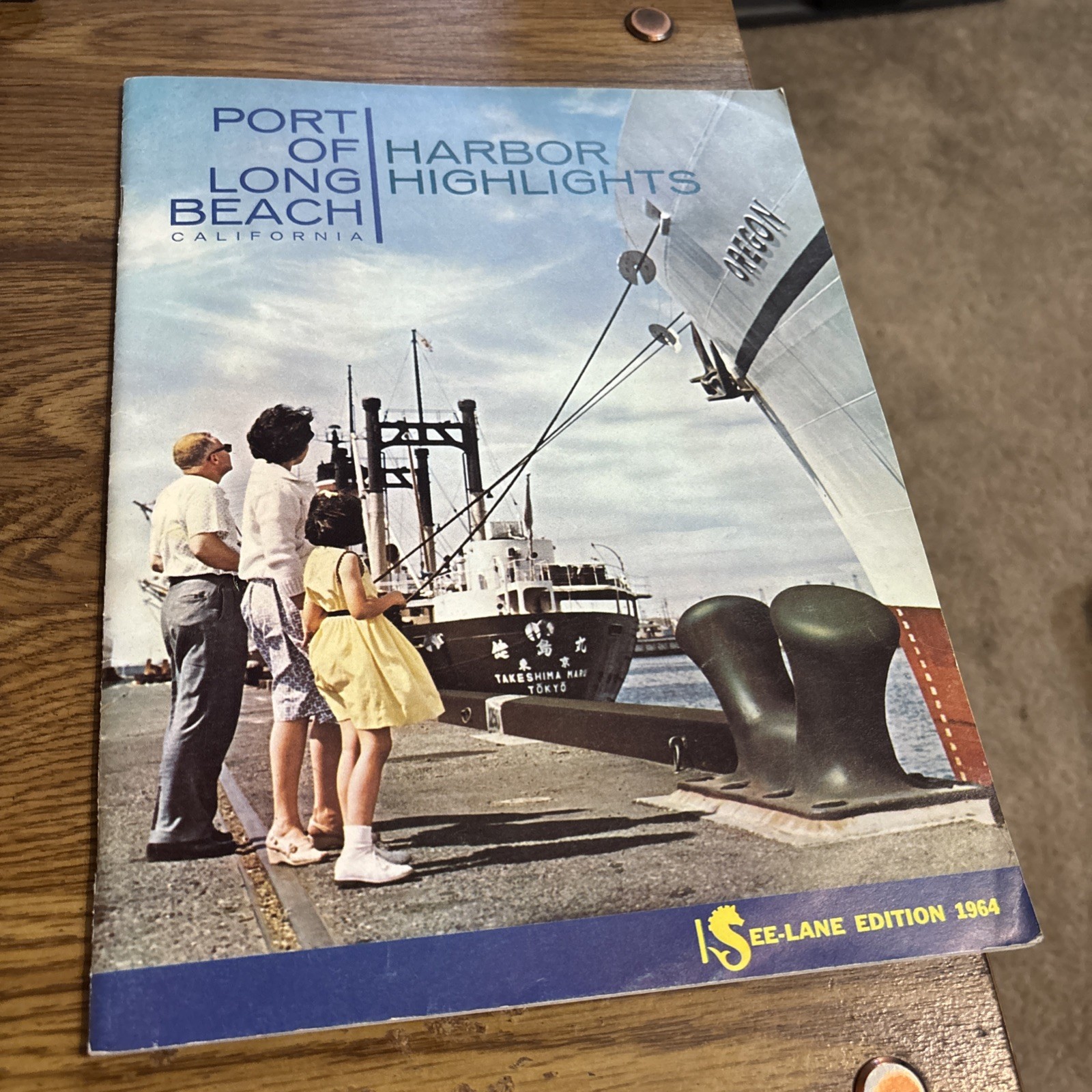 Port of Long Beach California Harbor highlights Guide See-Lane Edition  1964