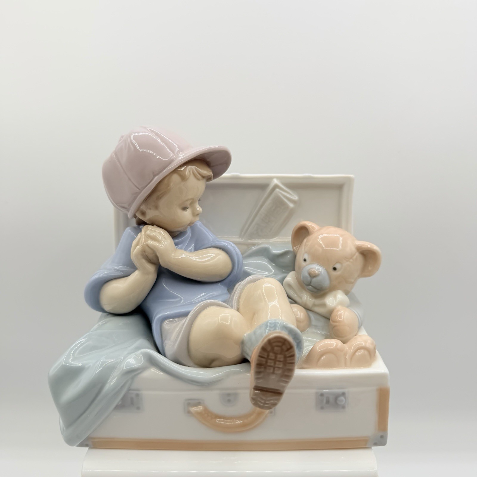 LLADRO 6795 MY FAVORITE PLACE BOY Teddy Bear FIGURINE