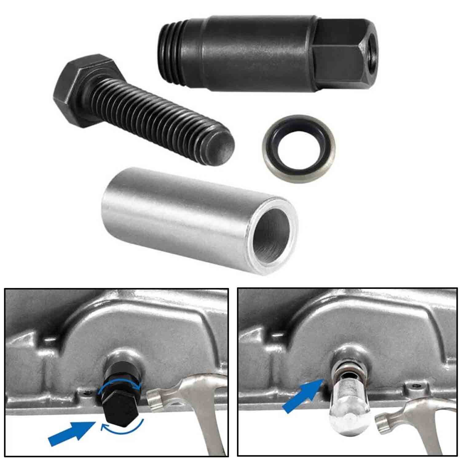 Transmission Shifter Seal Remover Installer Tool Kit For GM Turbo 400 350 300