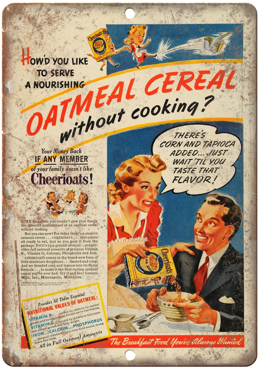 Oatmeal Cereal Cherrioats Ad 12\