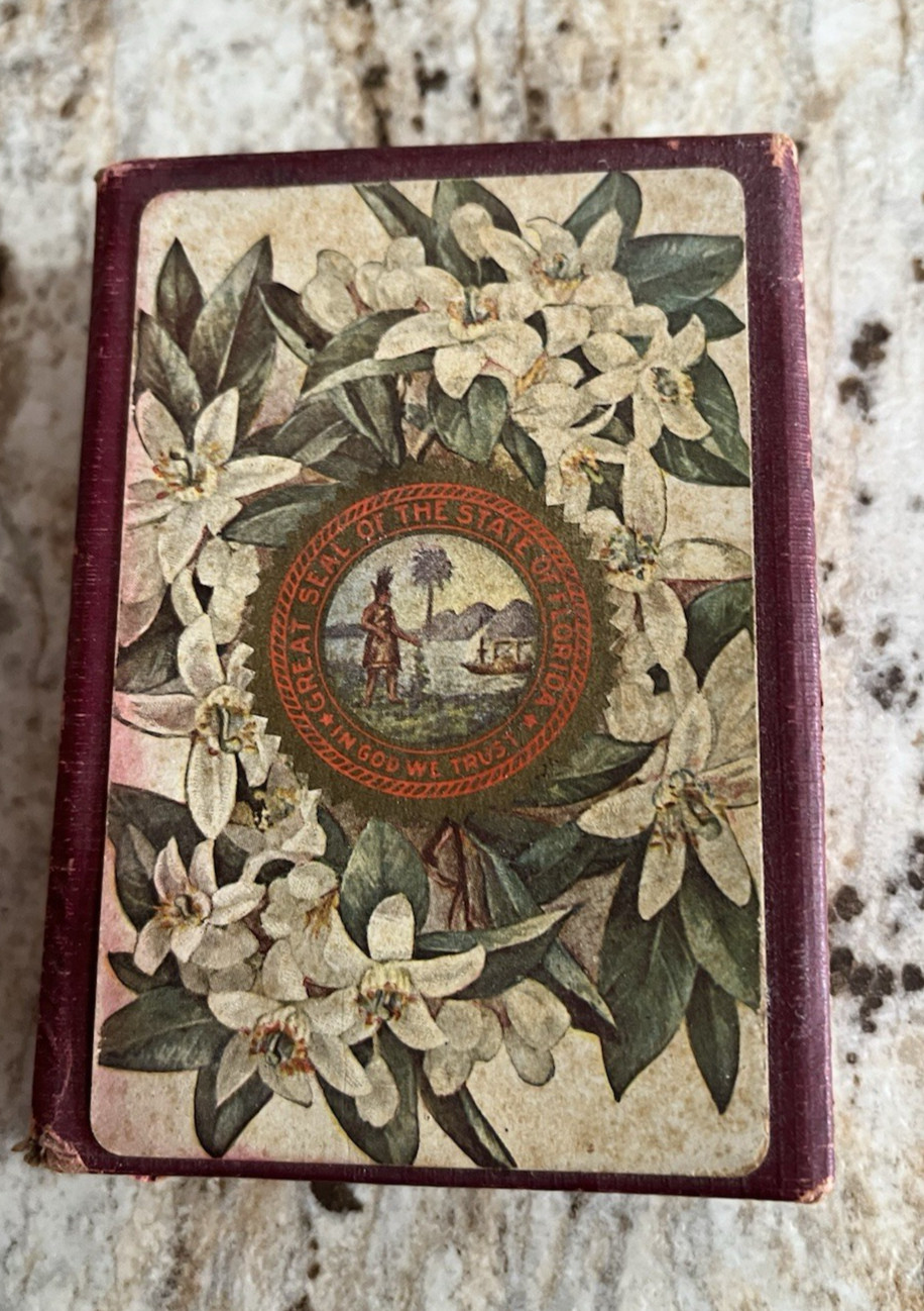 Florida Vtg Playing Cards Florida East Coast 53 views of Fla.  1940s? Complete