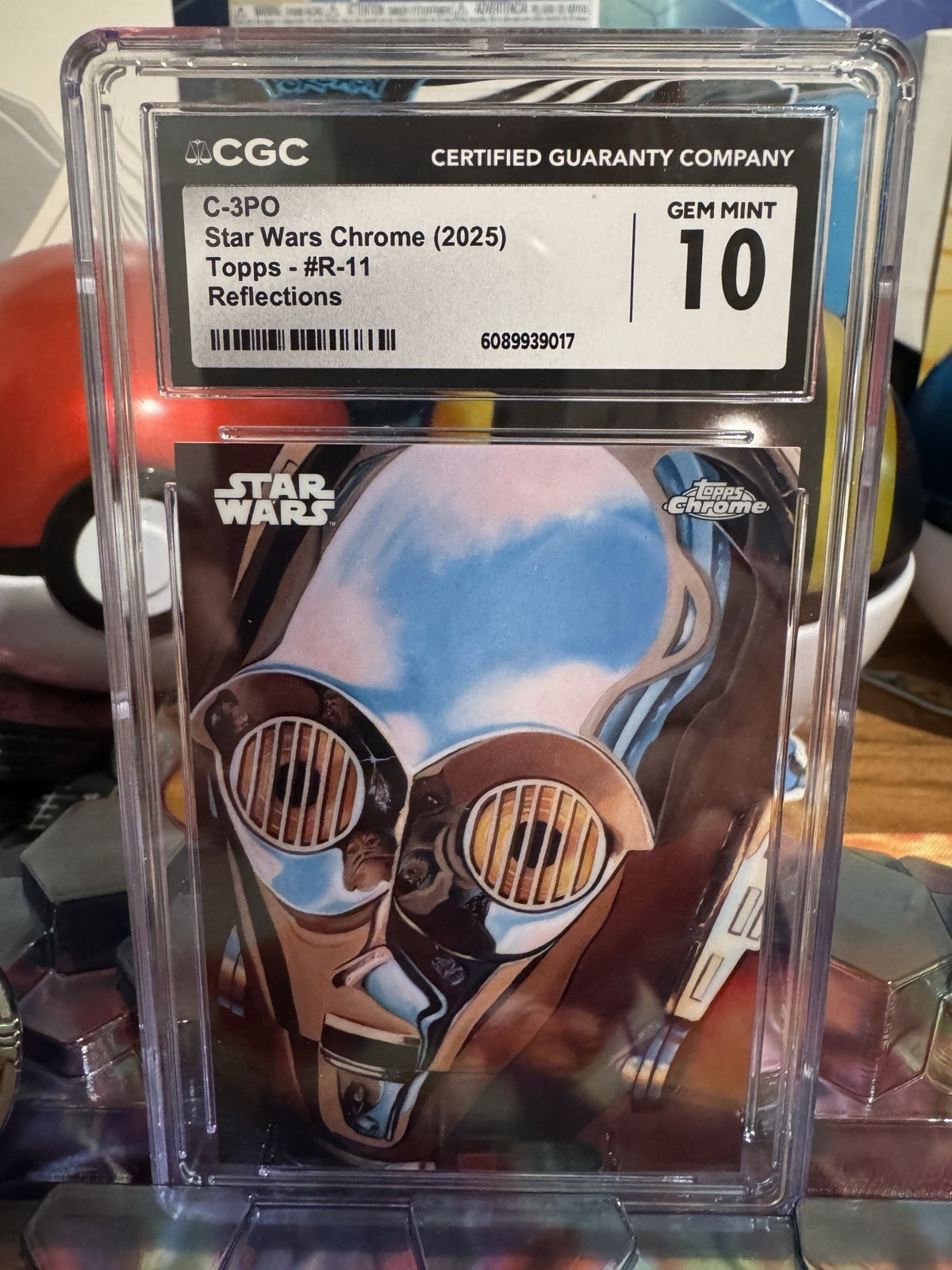 C-3PO Reflections R-11 Super Rare - 2025 Topps Chrome Star Wars “pop 1”