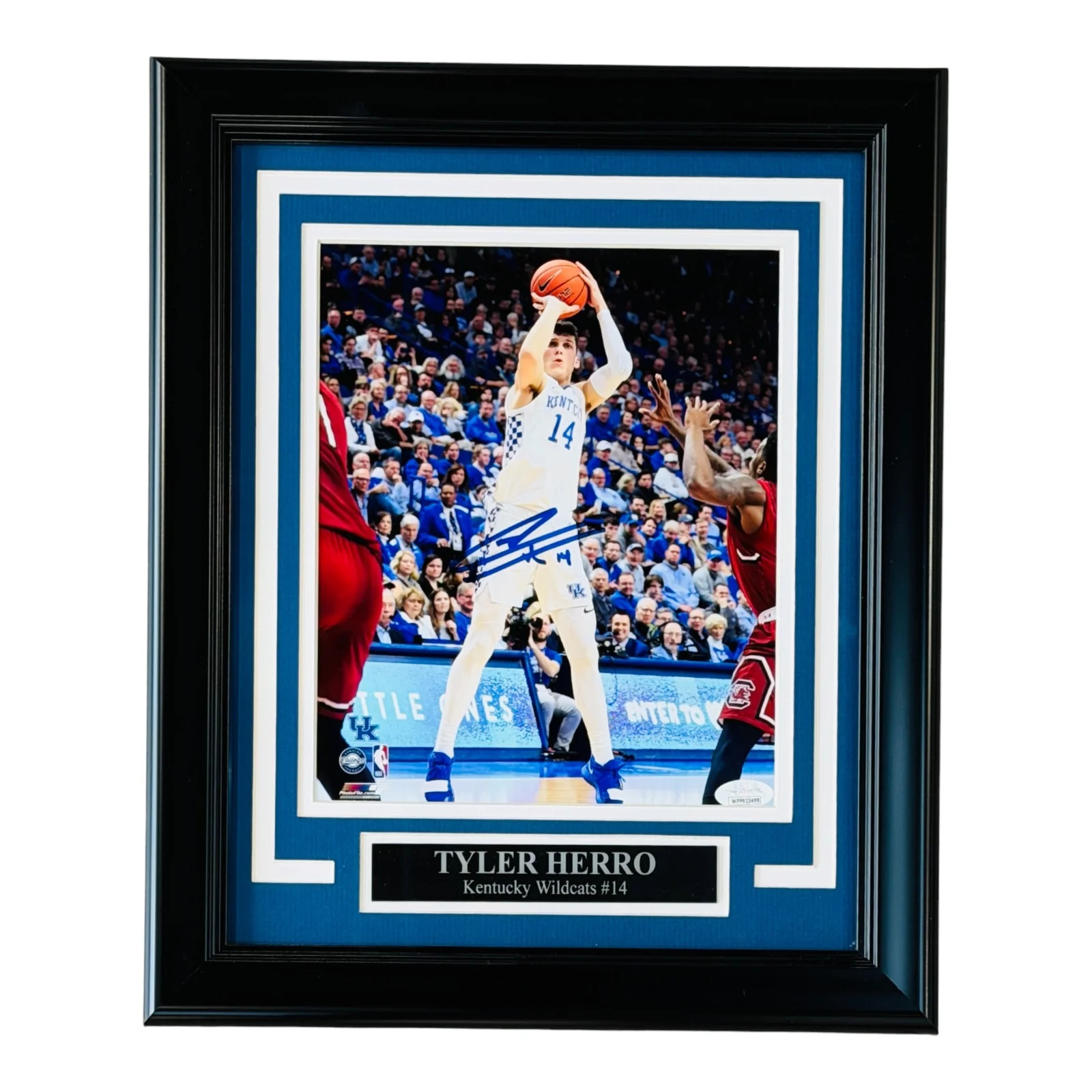 Tyler Herro Autographed Kentucky Wildcats Deluxe Framed 8x10 Photo - JSA
