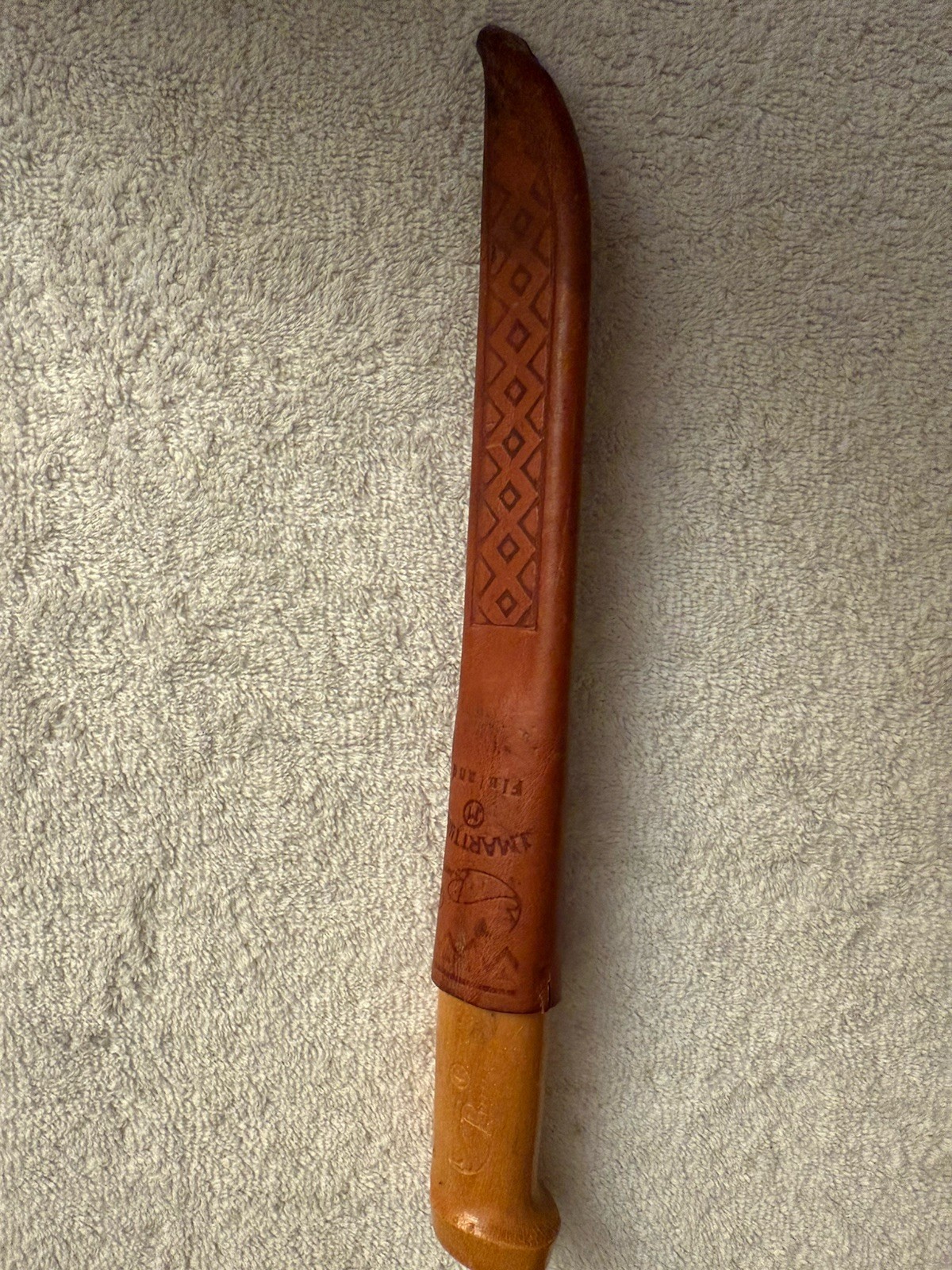 MINT/UNISSUED Vintage 1960s J. Marttiini Finland “Hand Ground” Collector’s Piece