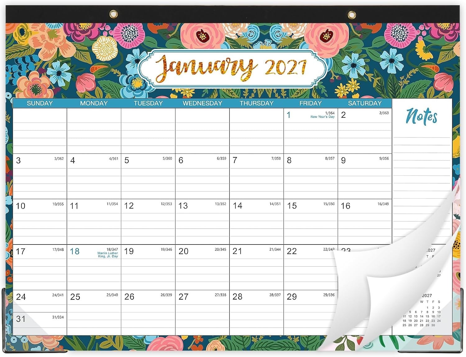 Desk Calendar 2026-2027 - Calendar 2026-2027 from Jul. 2026 - Dec. 2027, Large C Desk Calendar 2026-2027 - Calendar 2026-2027 from Jul. 2026 - Dec. 2027, Large C