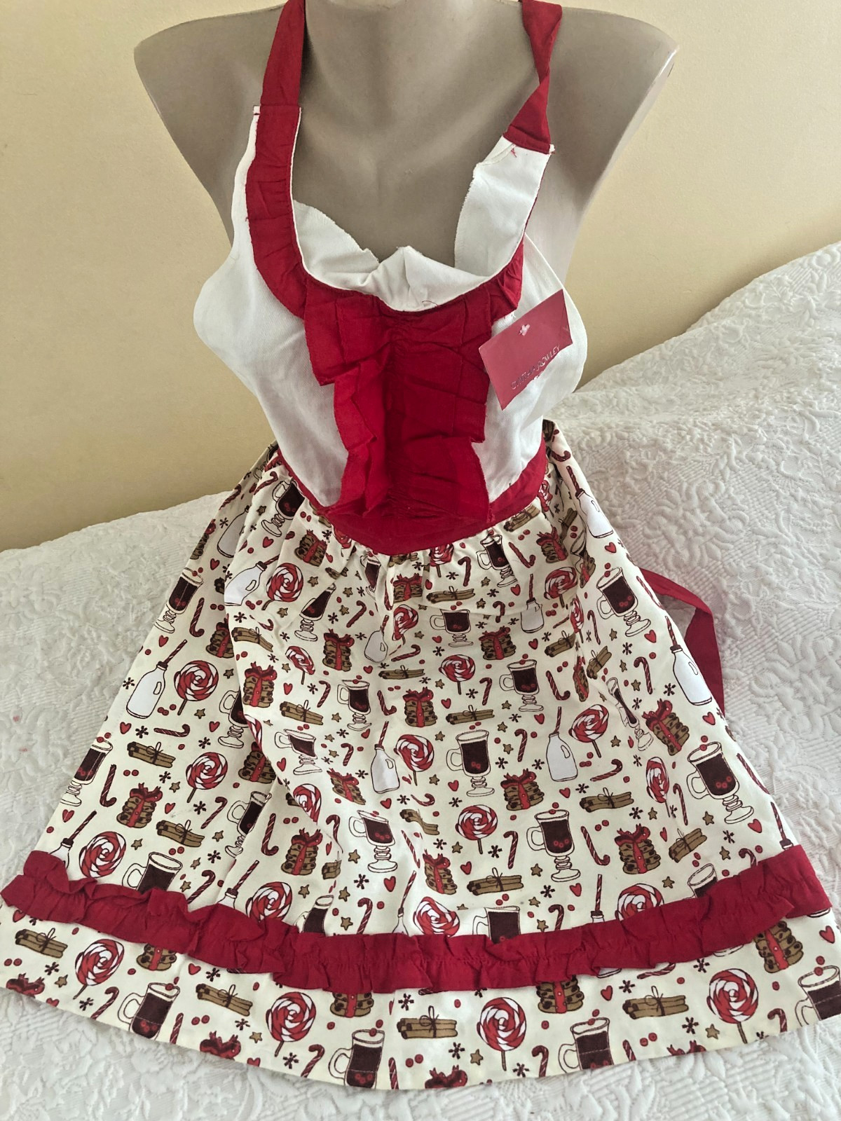 Vintage Kitchen Apron Cynthia Rowley with Pockets New