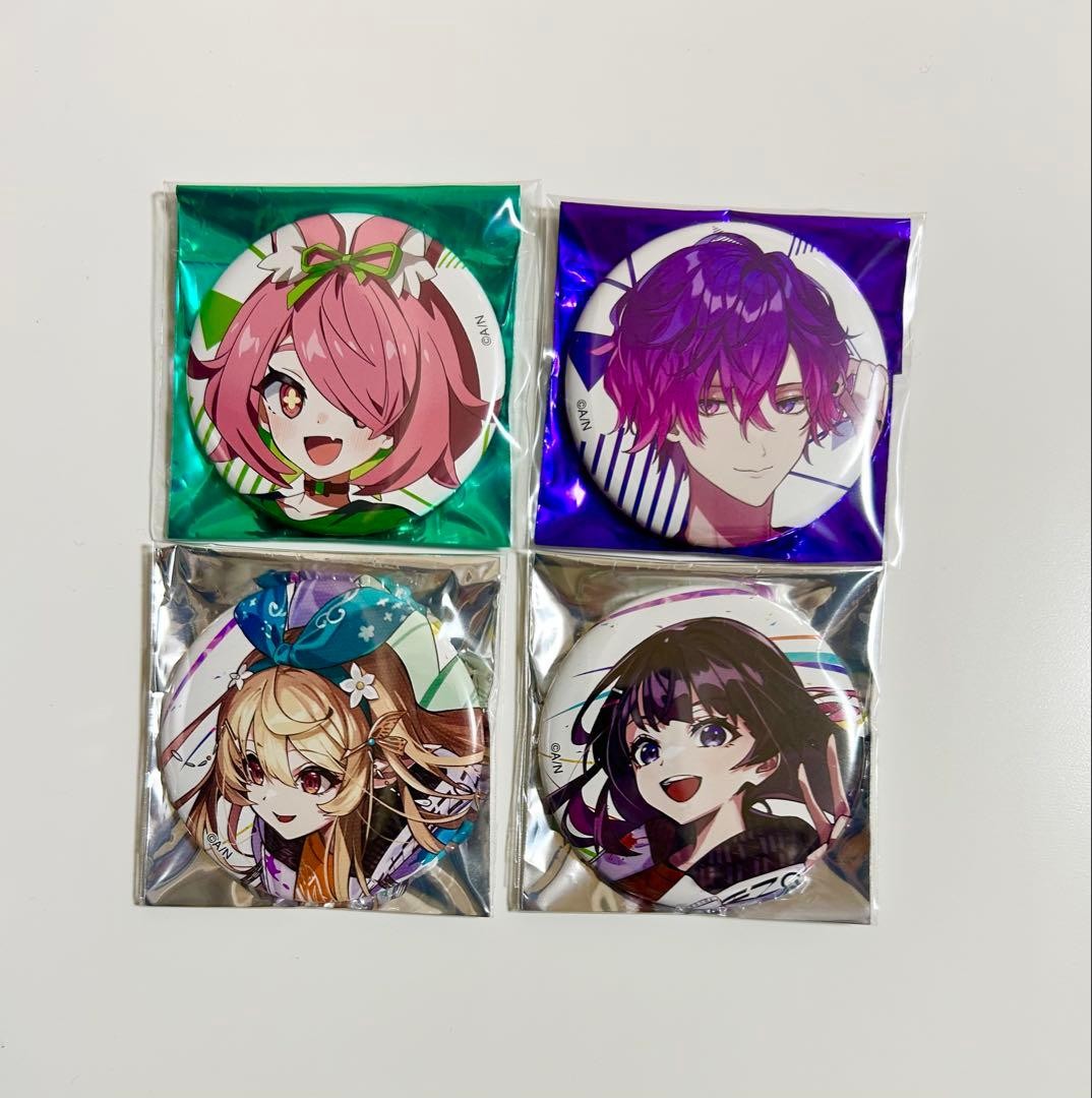 NIJISANJI Fes 2023 Can Badge Set of 4