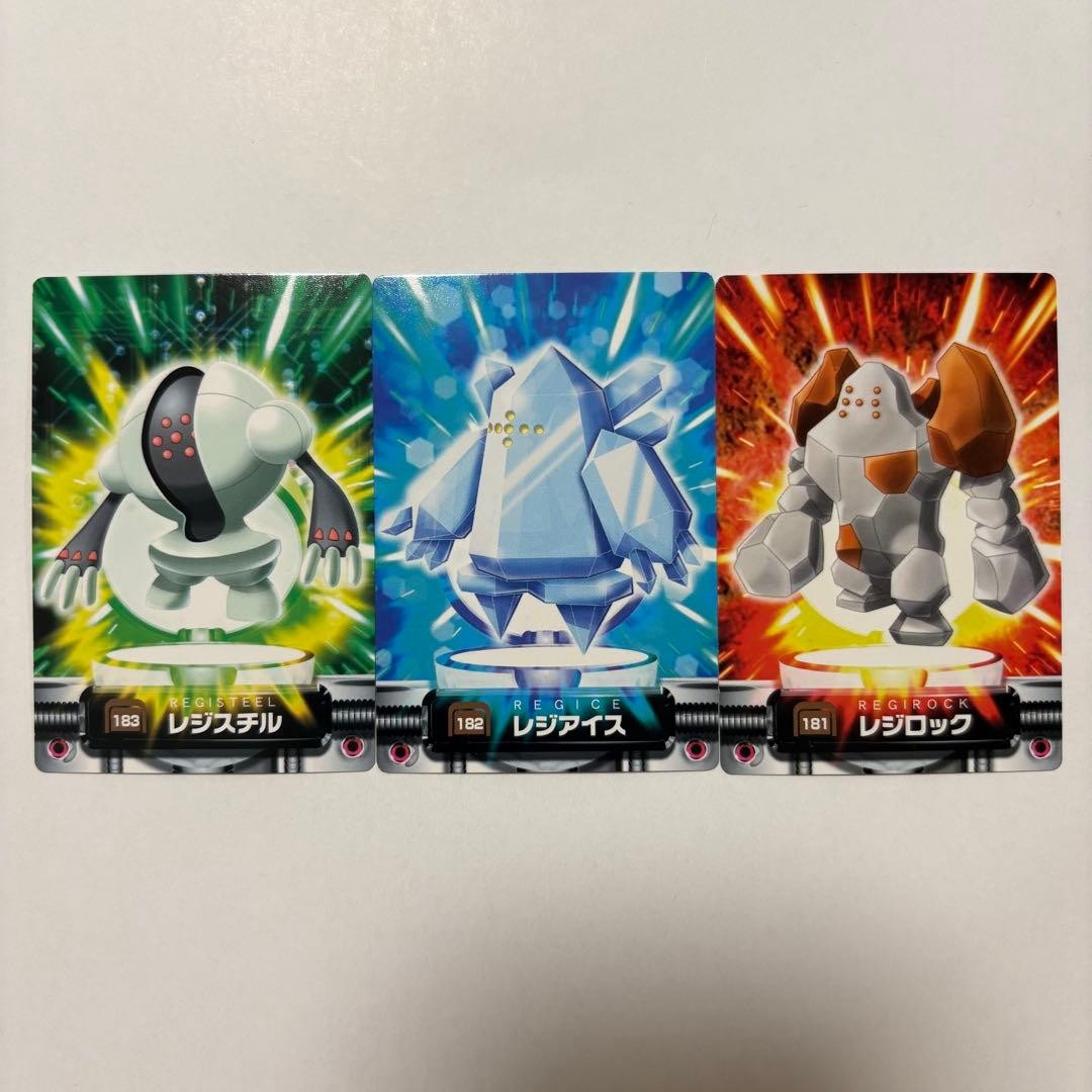 Pokemon Registeel Regice Regirock Card Set 3 Card Holo Rare Authentic