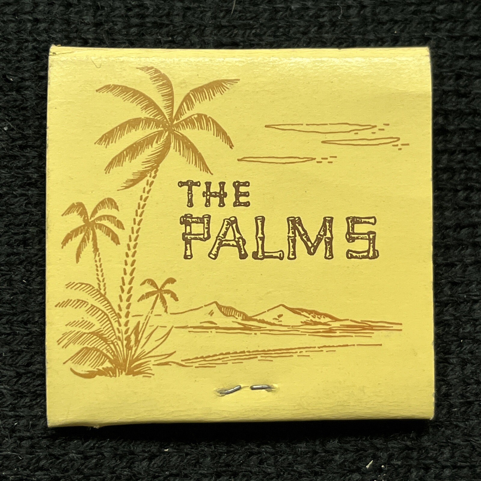 The Palms In The Jungle ISLAND POLYNESIAN Tiki DENVER Matchboook W/ Some Matches
