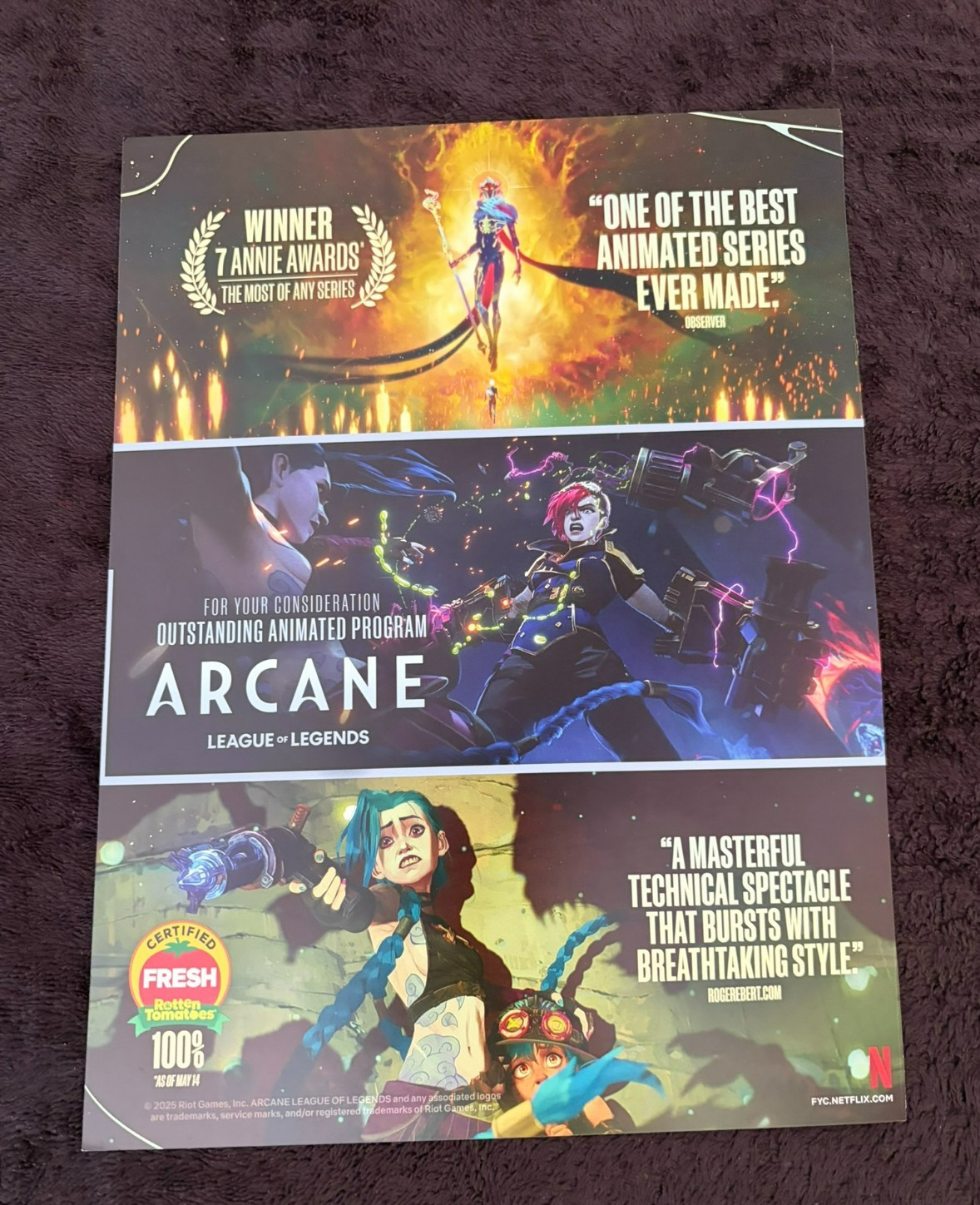 ARCANE LEAGUE OF LEGENDS 2026 Annie ad Best Animated Program, Jayce Talis, Jinx