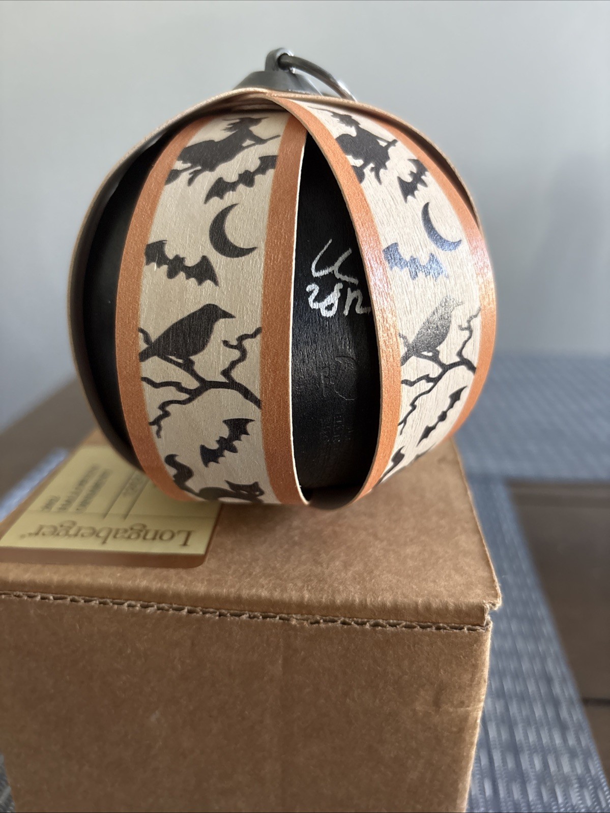 2012 Longaberger Halloween Ornament 12424 NOS
