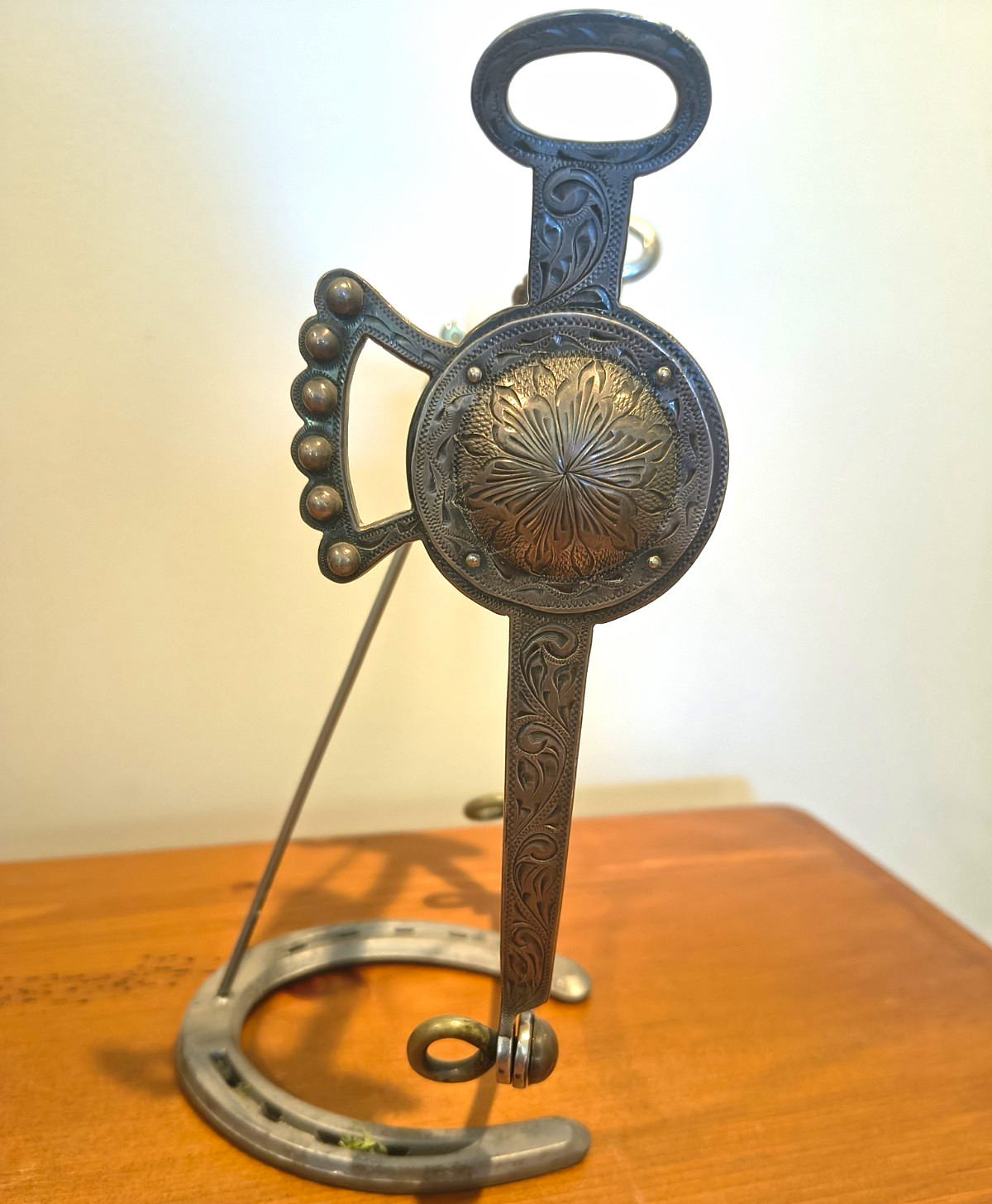 Sterling silver Las Cruces Bit. 5 inch Mouth,  Excellent Condition.