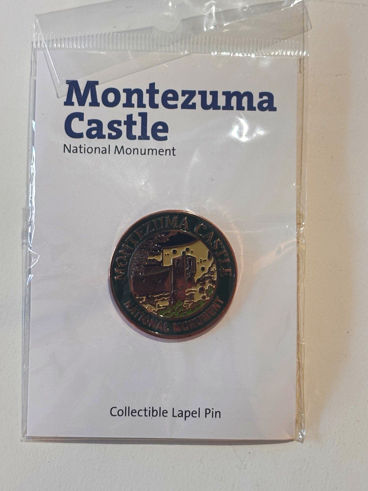 WNPA Montezuma Castle Lapel Pin Unisex OS Copper NWT National Monument Arizona