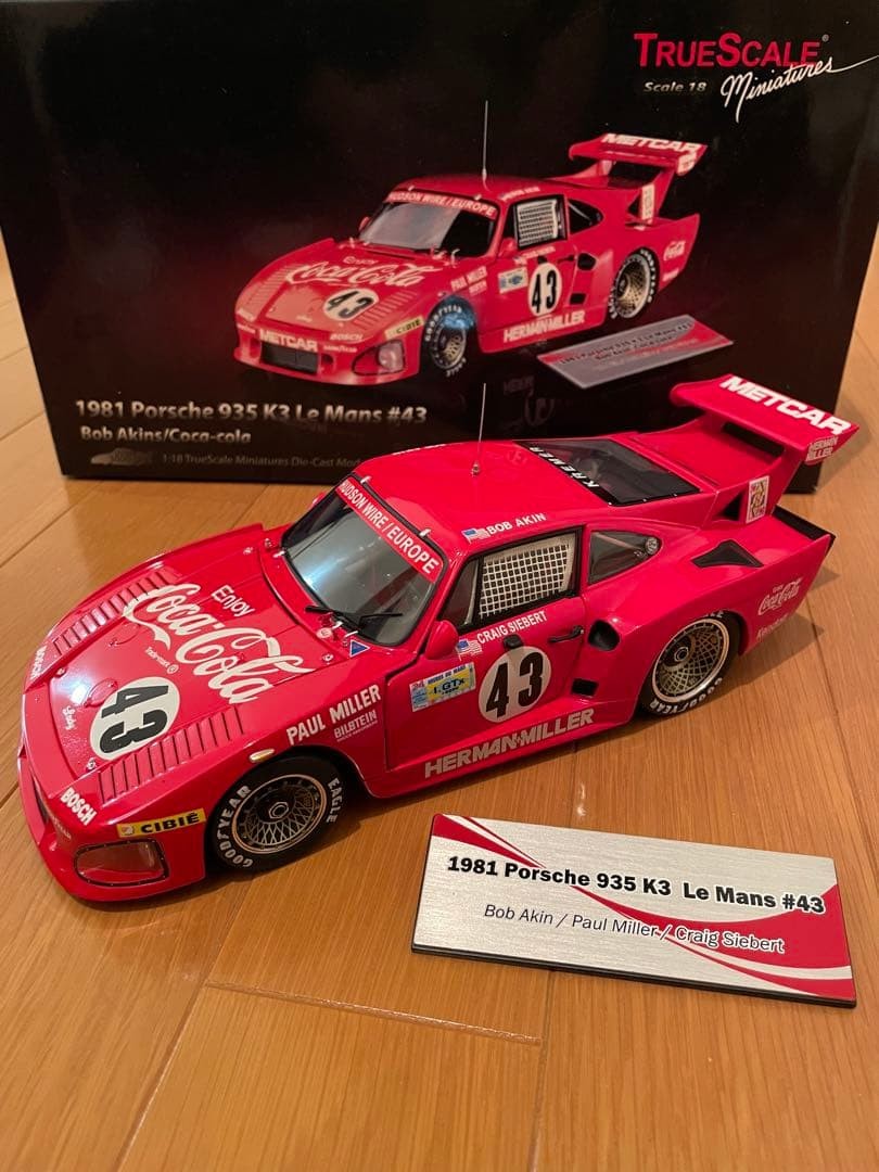 TSM 1/18 Porsche 935K3 1981 Le Mans #43 Coca-Cola