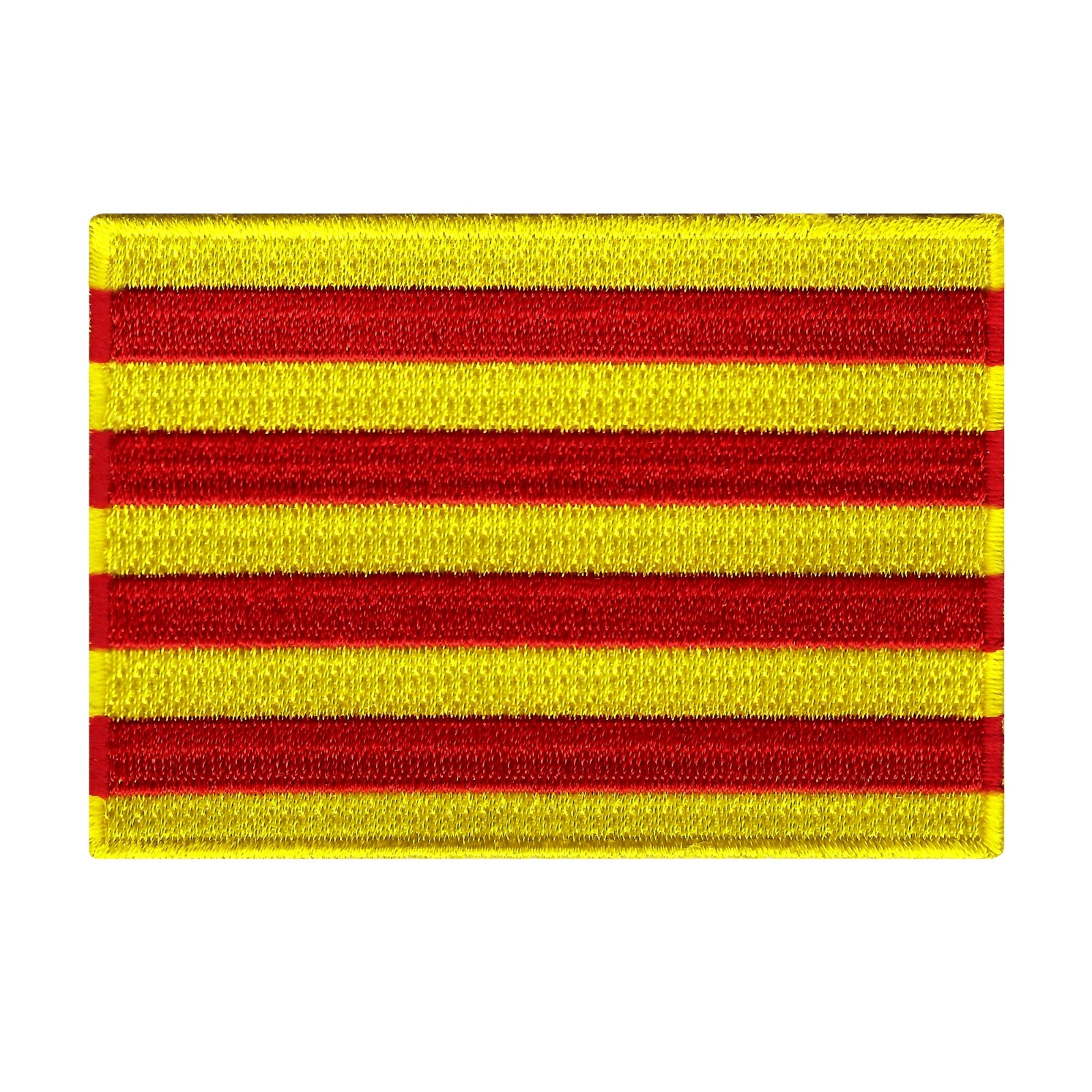 CATALONIA FLAG embroidered iron-on PATCH EMBLEM CATALUÑA CATALUNYA SPAIN