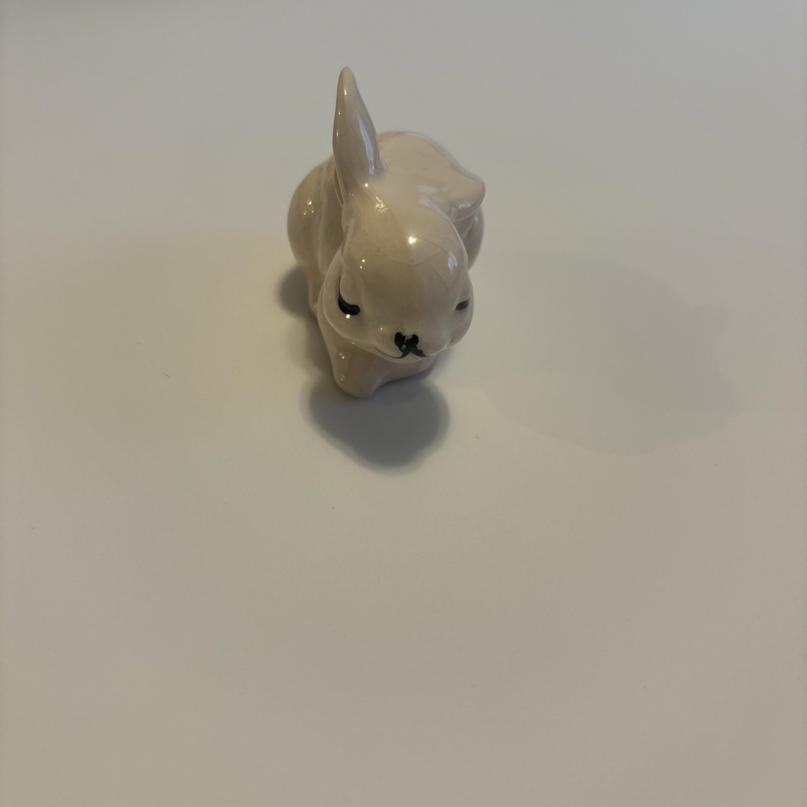 Bunny Ceramic Figure Glass trinket