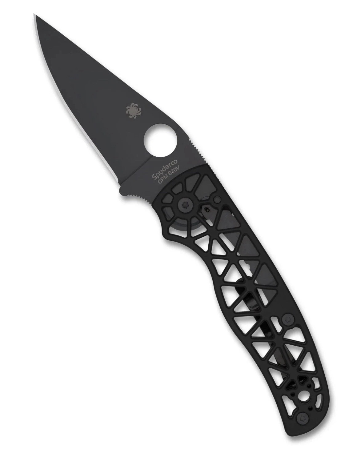 Spyderco Edgerati Style Aluminum Handles C266BKALBKP