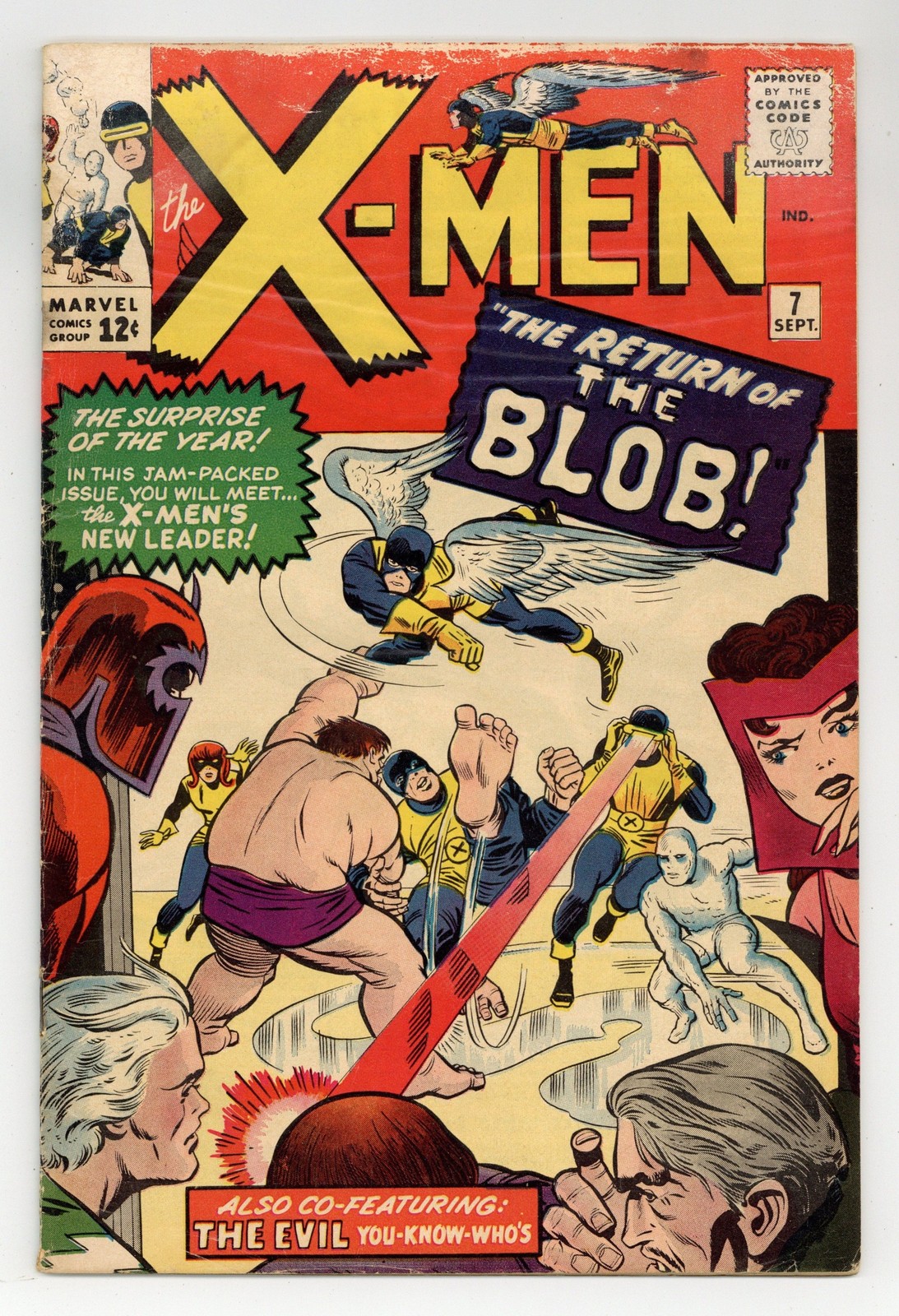 Uncanny X-Men #7 FR/GD 1.5 1964 1st app. Cerebro