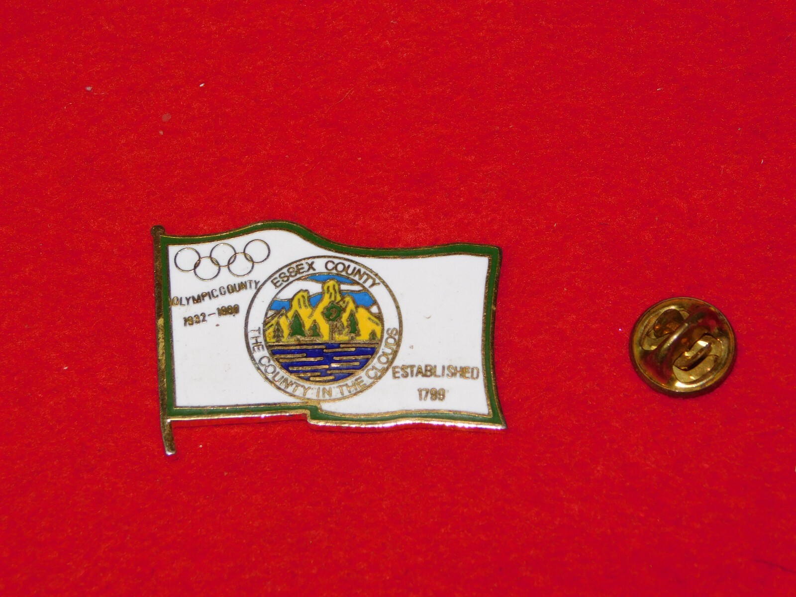 VINTAGE  1932-1980 ESSEX COUNTY OLYMPIC PIN