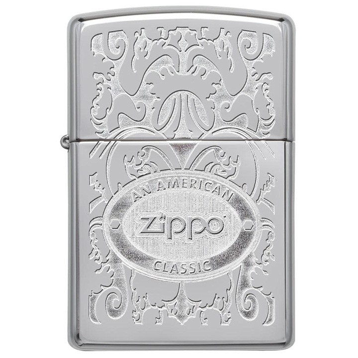 Zippo Windproof Lighter Zippo Crown Stamp High Polish Chrome Finish Zippo Windproof Lighter Zippo Crown Stamp High Polish Chrome Finish