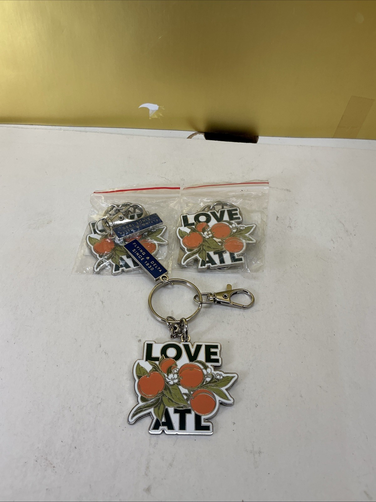 3x Delta Hub Love ATL Keychain/Keyring